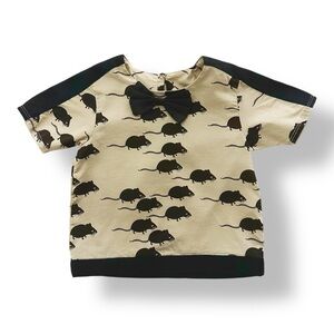 Mini Rodini | Royal Mouse Blouse (2T) 🐁